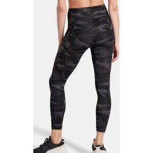 Athleta Ultimate High Rise Stash Pocket II 7/8 Tight Gray Camo Plus Size 2X